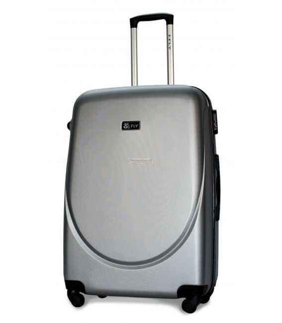 Чемодан Fly B310 большой L серебристый фото, картинка, изображение