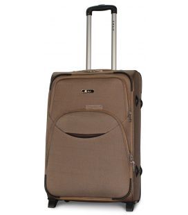 Чемодан Fly 1708 средний M бежевый 2 колесный фото, картинка, изображение