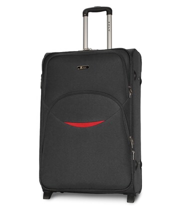 Чемодан Fly 1708 большой L серый 2 колесный фото, картинка, изображение