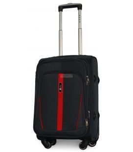 Чемодан Fly 1706 маленький S черный 4 колесный