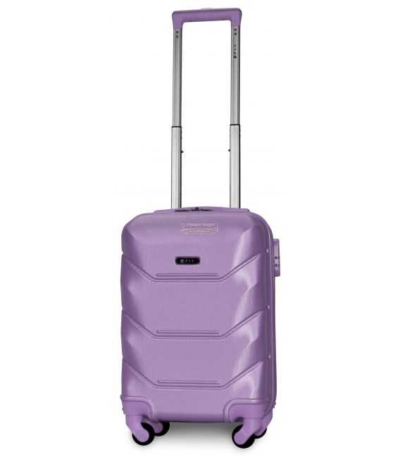 Чемодан Fly K147 мини XS серебристо-фиолетовый фото, картинка, изображение