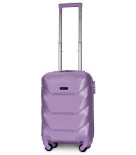 Чемодан Fly K147 мини XS серебристо-фиолетовый фото, картинка, изображение