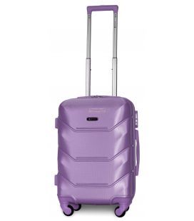 Чемодан Fly K147 маленький S серебристо-фиолетовый фото, картинка, изображение
