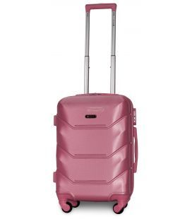Чемодан Fly K147 маленький S серебристо-розовый фото, картинка, изображение