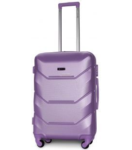 Чемодан Fly K147 средний M серебристо-фиолетовый