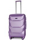 Чемодан Fly K147 средний M серебристо-фиолетовый фото, картинка, изображение