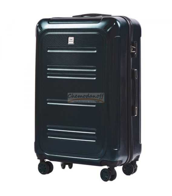 Чемодан Wings PC175 большой L зеленый фото, картинка, изображение