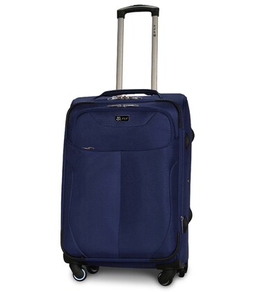 Чемодан Fly 1807 средний M темно-синий 4 колесный фото, картинка, изображение