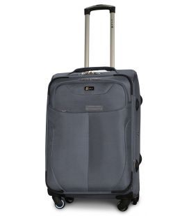 Валіза Fly 1807 середня M темно-сіра 4 колесна картинка, зображення, фото