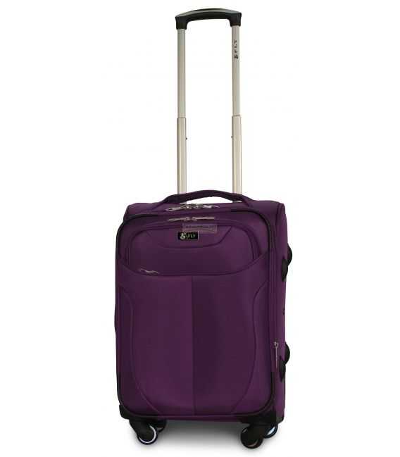 Чемодан Fly 1807 маленький S фиолетовый 4 колесный фото, картинка, изображение
