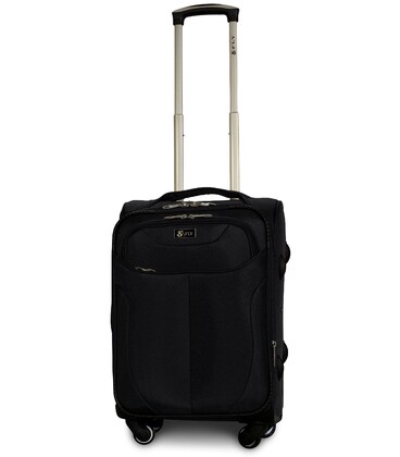 Чемодан Fly 1807 маленький S черный 4 колесный фото, картинка, изображение