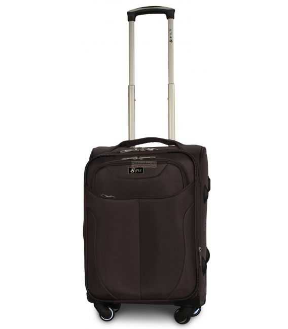 Чемодан Fly 1807 Mini коричневый 4 колесный фото, картинка, изображение
