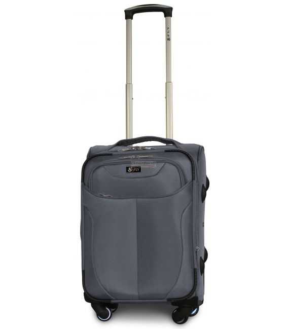 Чемодан Fly 1807 Mini темно-серый 4 колесный фото, картинка, изображение