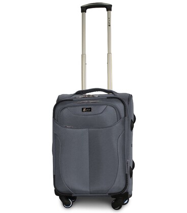 Чемодан Fly 1807 маленький S темно-серый 4 колесный фото, картинка, изображение