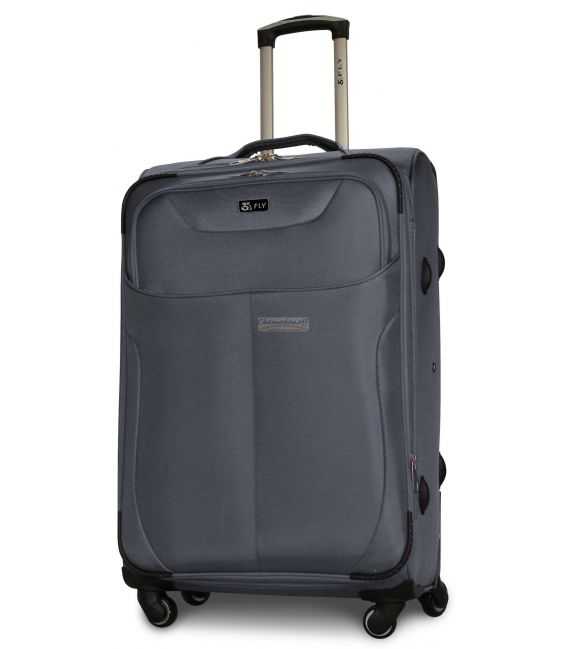 Валіза Fly 1807 велика L темно-сіра 4 колесна картинка, зображення, фото
