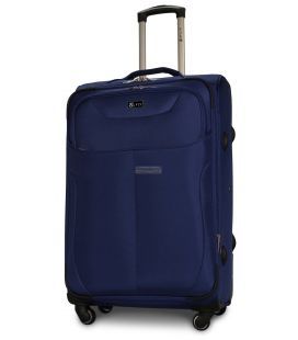 Чемодан Fly 1807 большой L темно-синий 4 колесный фото, картинка, изображение