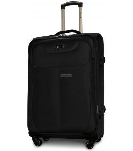 Чемодан Fly 1807 большой L черный 4 колесный фото, картинка, изображение