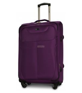 Чемодан Fly 1807 большой L фиолетовый 4 колесный