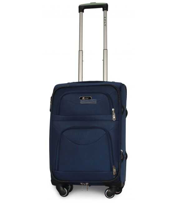 Валіза Fly 6802 маленька S синя 4 колесна картинка, зображення, фото