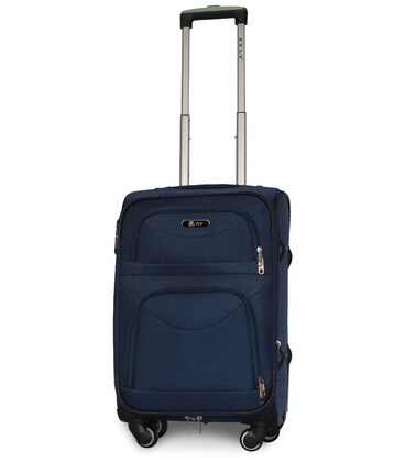 Чемодан Fly 6802 маленький S синий 4 колесный фото, картинка, изображение
