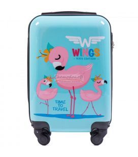 Валіза Wings Kids міні XS Фламінго