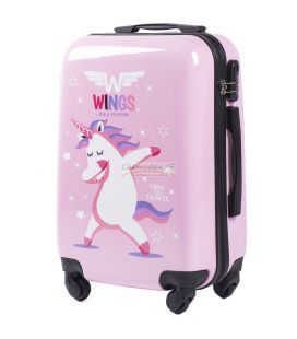 Чемодан Wings Kids маленький S Единорог фото, картинка, изображение
