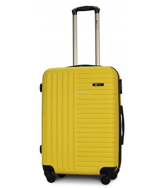 Чемодан Fly 1096 Midi желтый фото, картинка, изображение