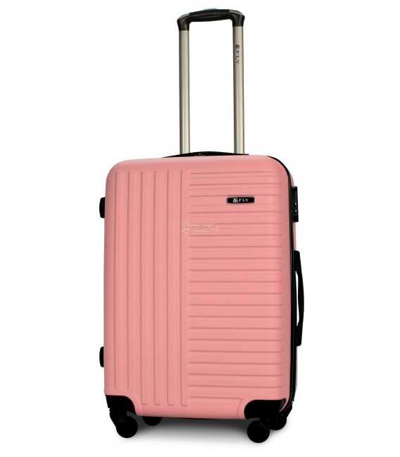 Чемодан Fly 1096 Midi светло-розовый фото, картинка, изображение