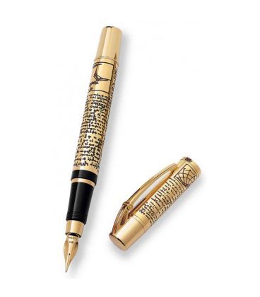 Перьевая ручка Aurora Leonardo Da Vinci Gold Plated GT FP Au939 картинка, изображение, фото