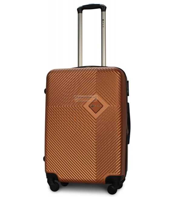 Чемодан Fly 2130 Midi оранжевый фото, картинка, изображение