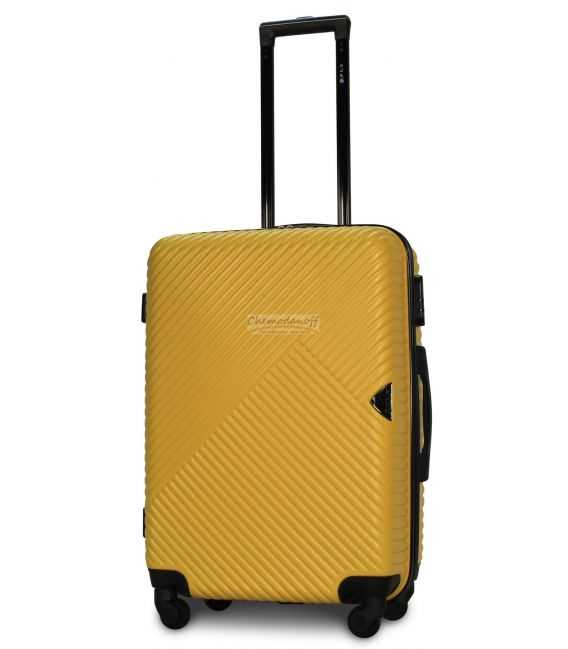 Валіза Fly 2702 Midi жовта картинка, зображення, фото