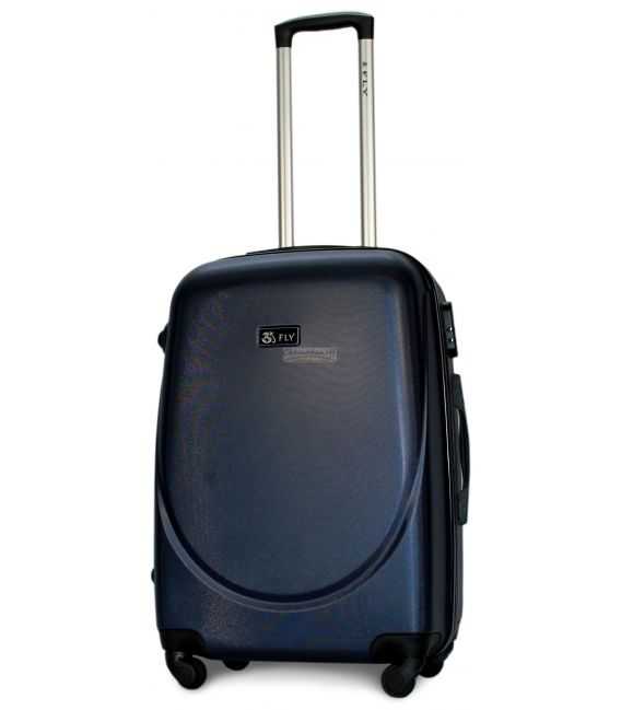 Валіза Fly B310 середня M темно-синя картинка, зображення, фото