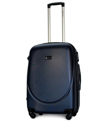 Валіза Fly B310 середня M темно-синя картинка, зображення, фото