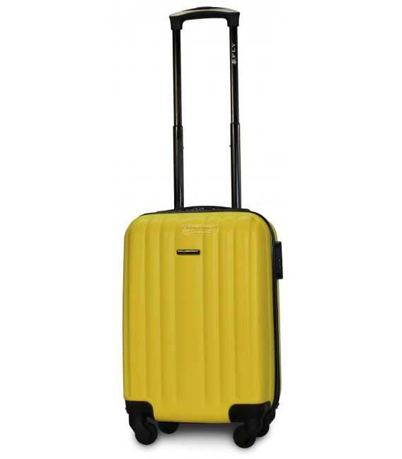 Чемодан Fly 614 мини XS желтый фото, картинка, изображение