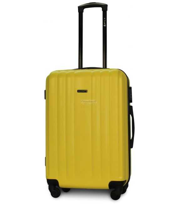 Валіза Fly 614 Midi жовта картинка, зображення, фото