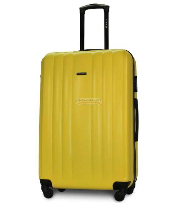 Чемодан Fly 614 Maxi желтый фото, картинка, изображение