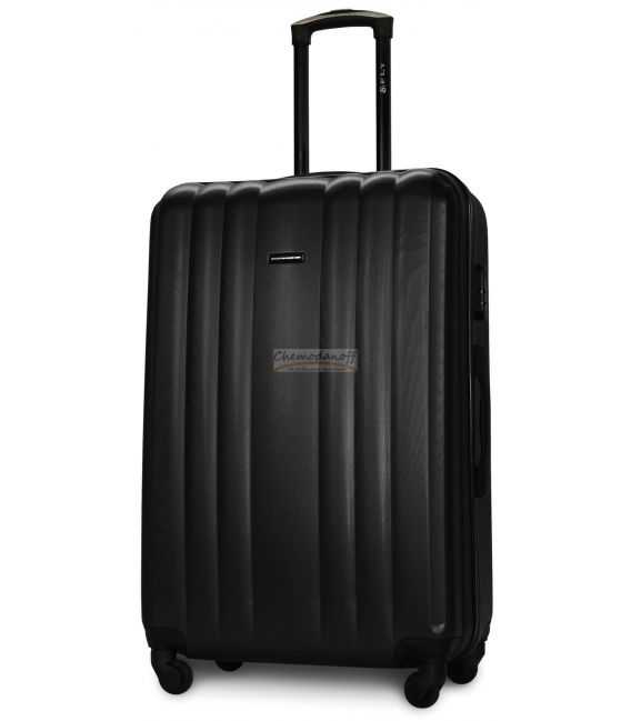 Чемодан Fly 614 большой L черный фото, картинка, изображение