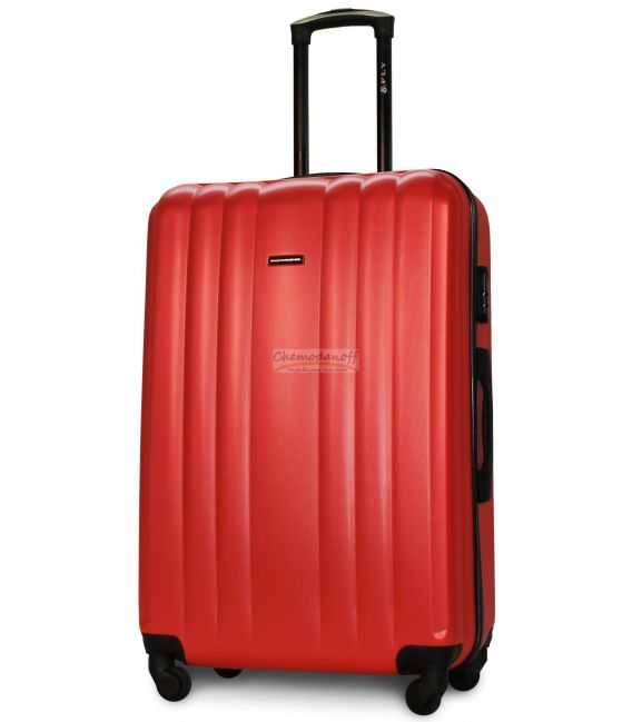 Чемодан Fly 614 большой L красный фото, картинка, изображение