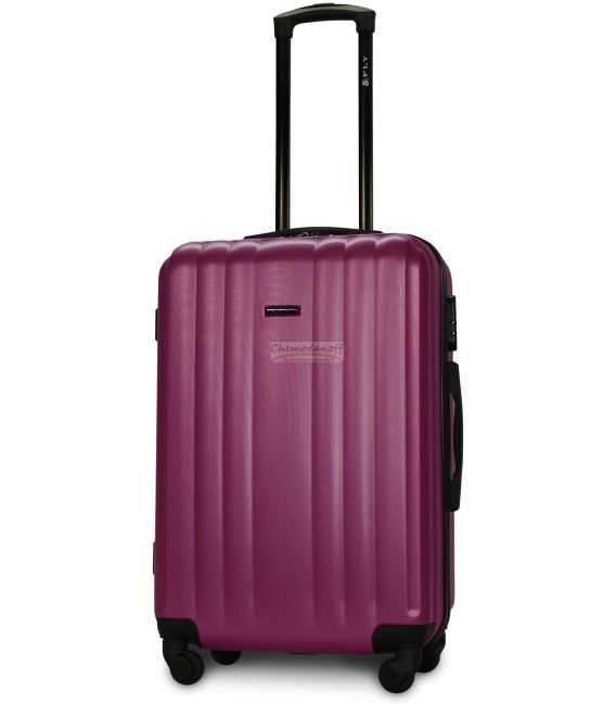 Чемодан Fly 614 Midi темно-фиолетовый фото, картинка, изображение