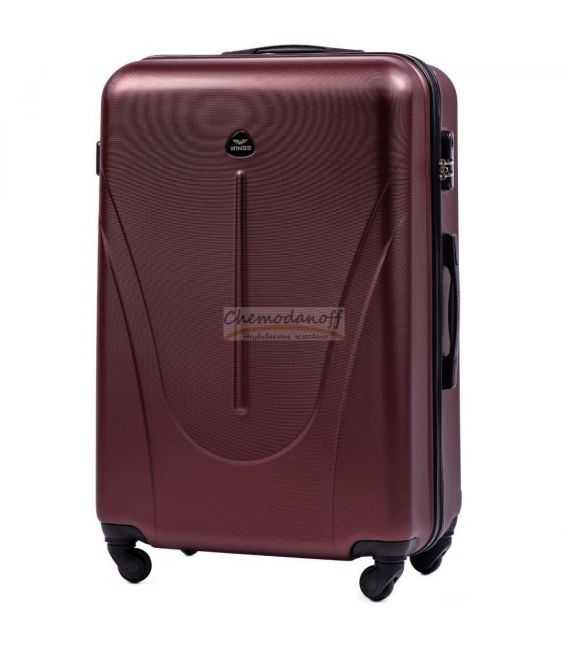 Чемодан Wings 888 большой L бордовый фото, картинка, изображение