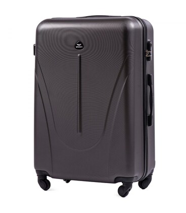 Чемодан Wings 888 большой L графитовый фото, картинка, изображение