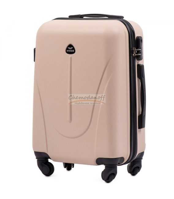 Чемодан Wings 888 маленький S бежевый фото, картинка, изображение