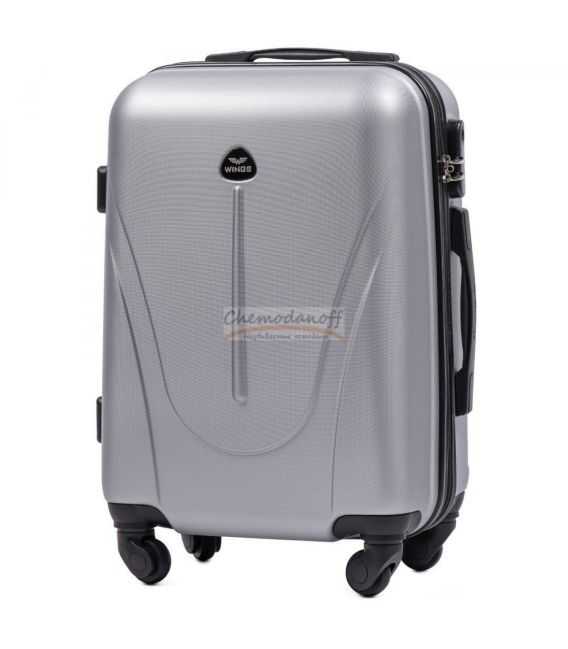 Валіза Wings 888 маленька S срібна картинка, зображення, фото