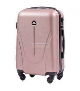 Чемодан Wings 888 маленький S золотисто-розовый фото, картинка, изображение