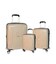 Набір валіз Airtex 241 бежевий - картинка, зображення, фото валізи
