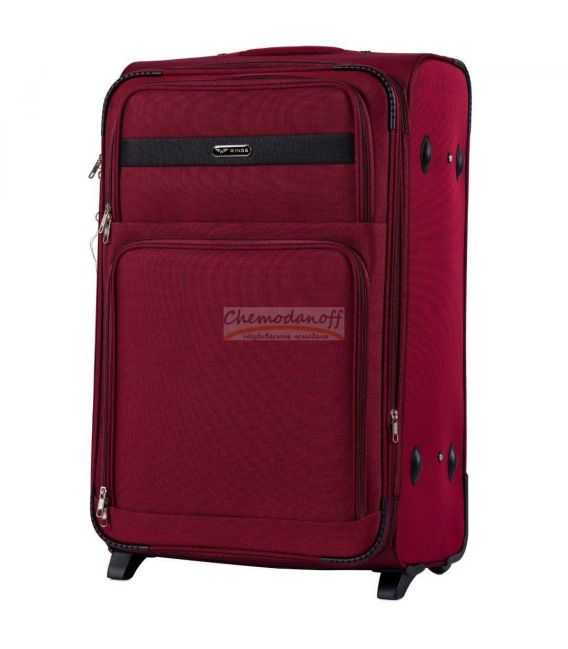 Чемодан Wings 1605 большой L бордовый 2 колесный фото, картинка, изображение