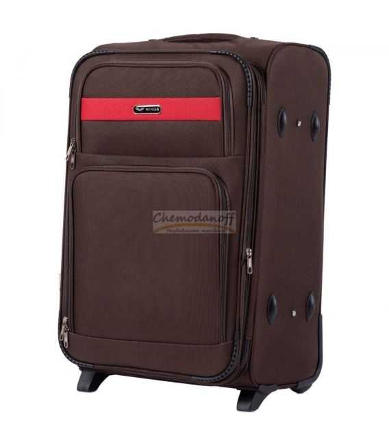 Валіза Wings 1605 середня M коричнева 2 колесна картинка, зображення, фото