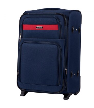 Валіза Wings 1605 середня M синя 2 колесна картинка, зображення, фото