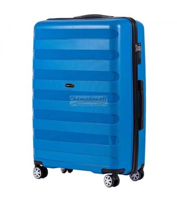Валіза Wings PP07 велика L синя - картинка, зображення, фото валізи