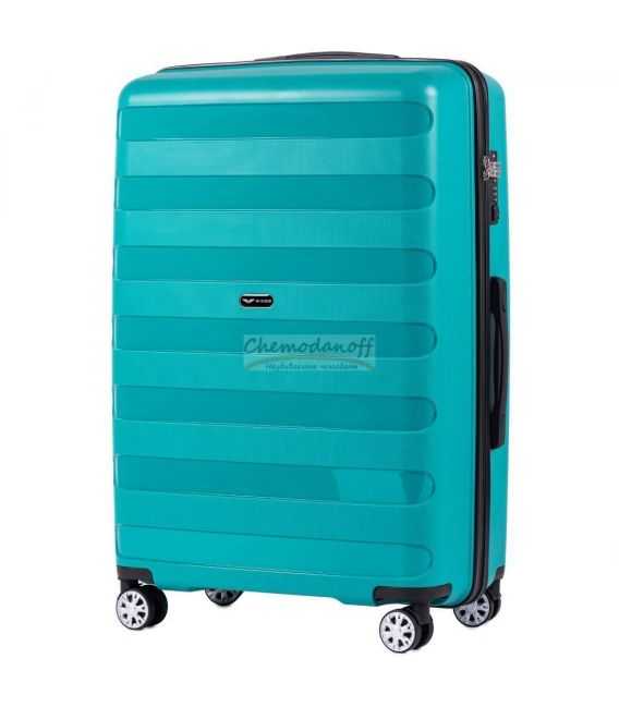 Валіза Wings PP07 велика L зелена - картинка, зображення, фото валізи